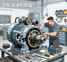齒輪齒面剝落螺旋錐齒輪減速機(jī)修復(fù)方法？